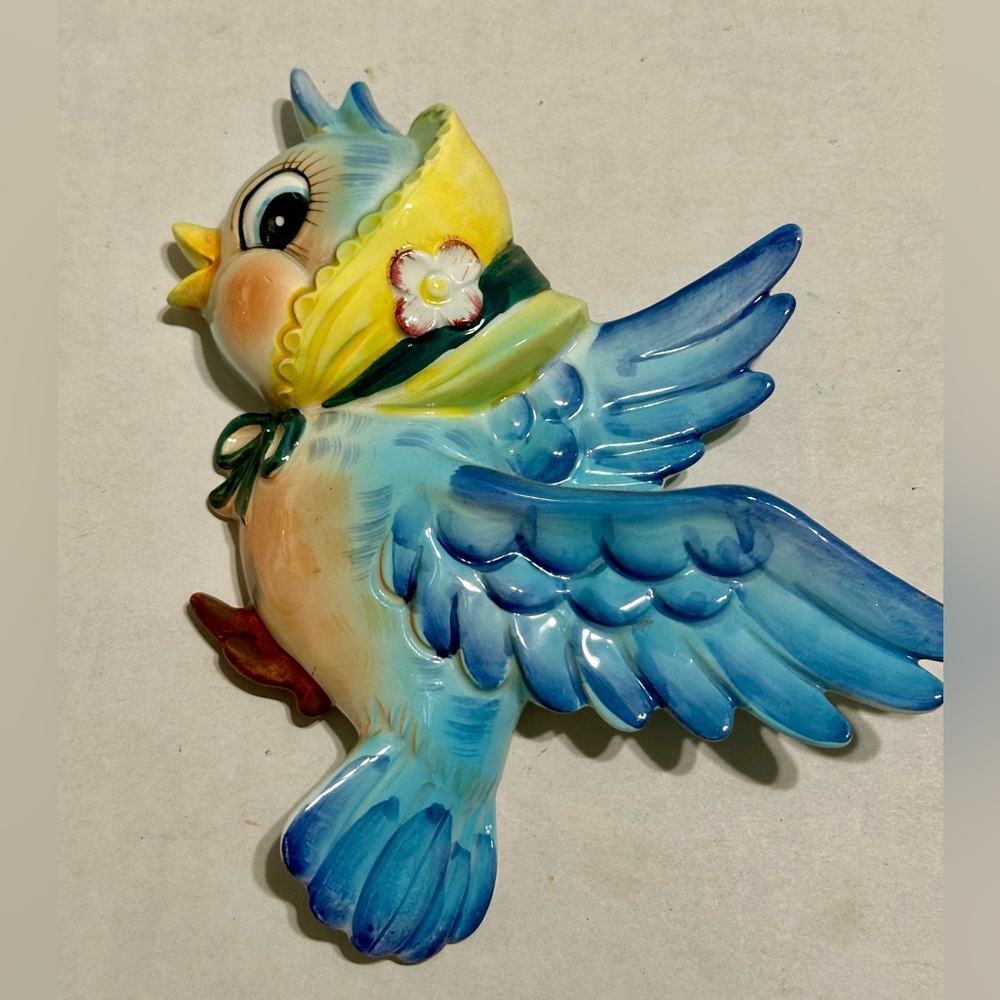 Vintage Lefton Bluebird Wall Packet/Plague 
Excellent Collection